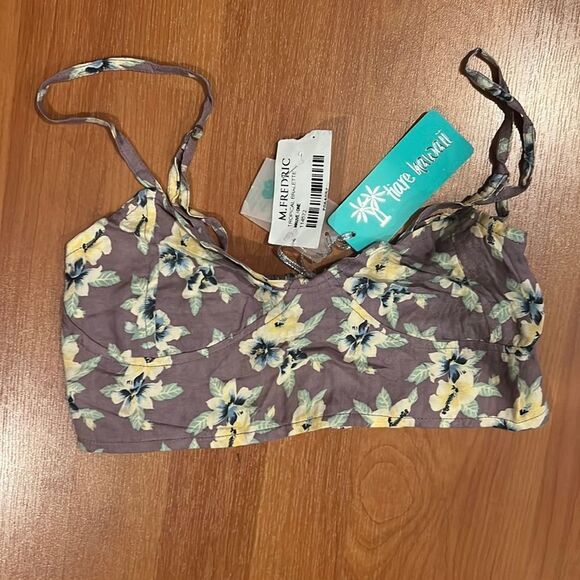 Tiare Hawaii Tops - Tiare Hawaii Floral Bralette Crop Top